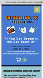 Mobile Screenshot of intermissionproductions.com